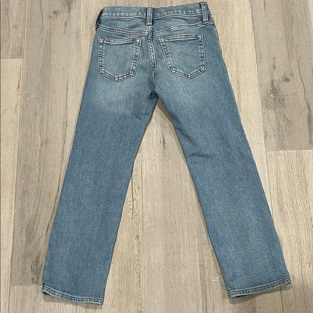 Old Navy Light Blue Kids Boys Slim Stretch Straight Jeans Size 7